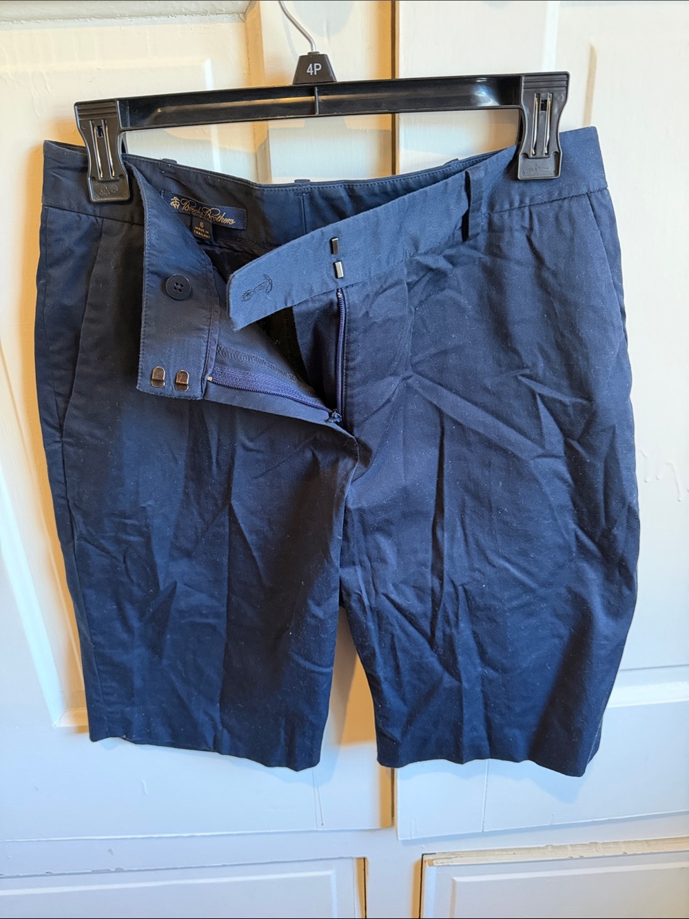 Womenβs Navy Blue Brooks Brothers Shorts